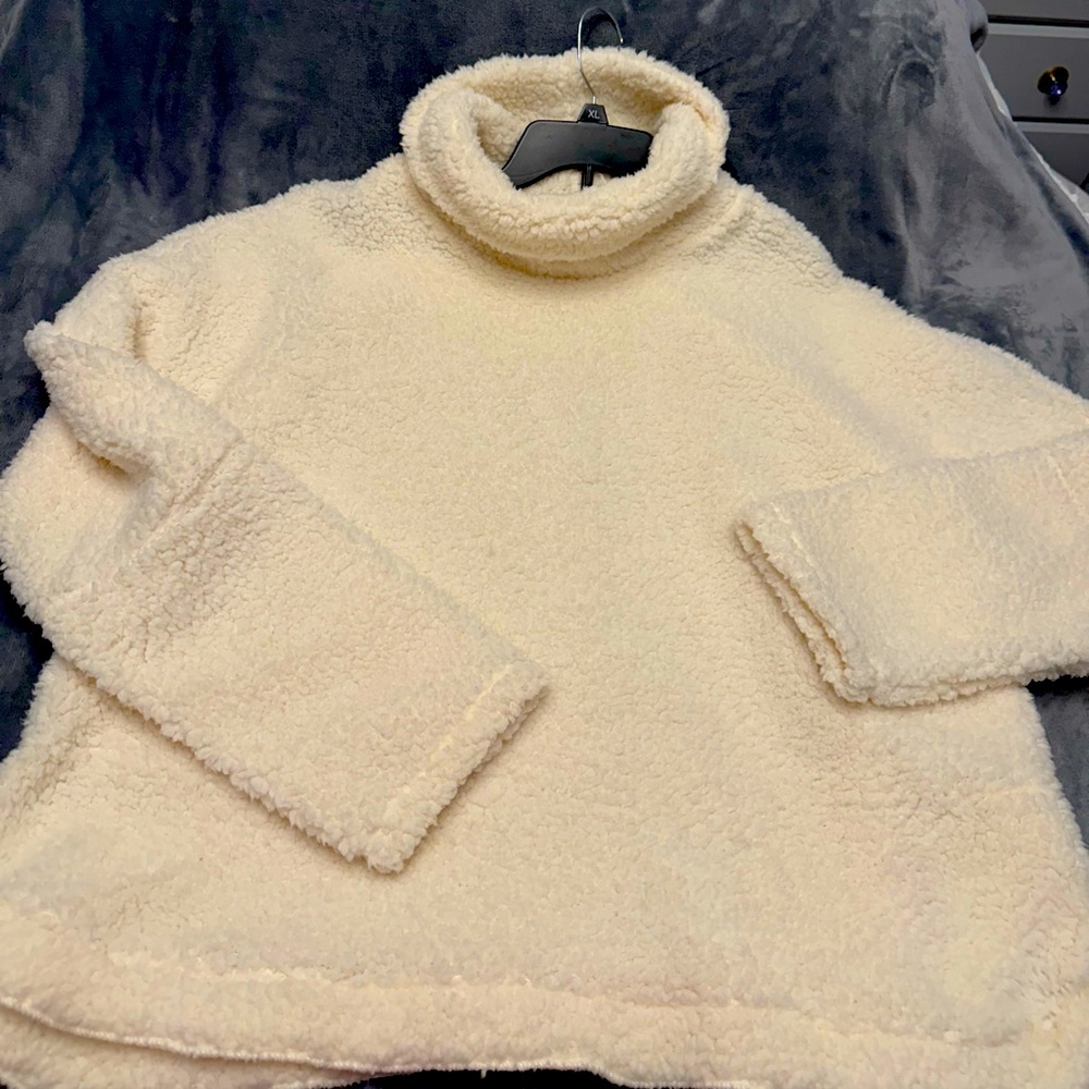 Faux Sherpa shirt